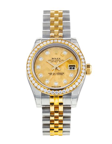 rolex femme or et diamant|Lady‑Datejust de Rolex .